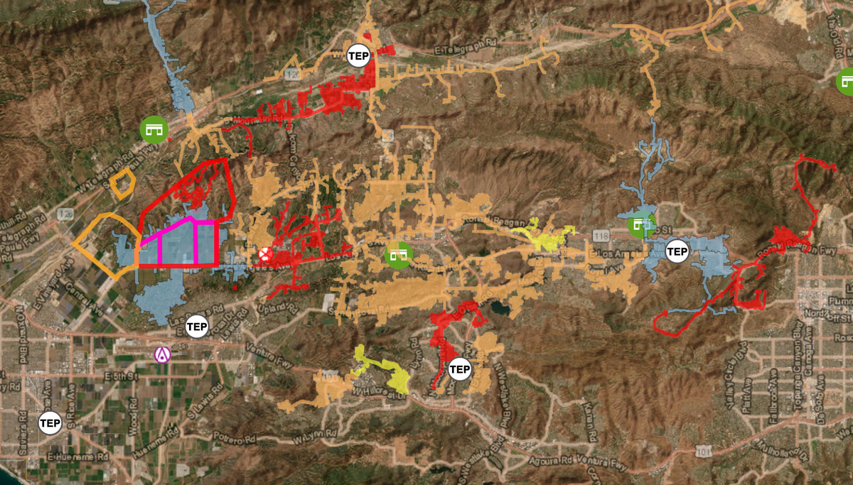 Ventura County Fire Map Emelia