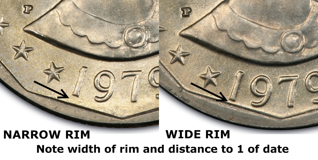 1979 Susan B Anthony Dollar Value