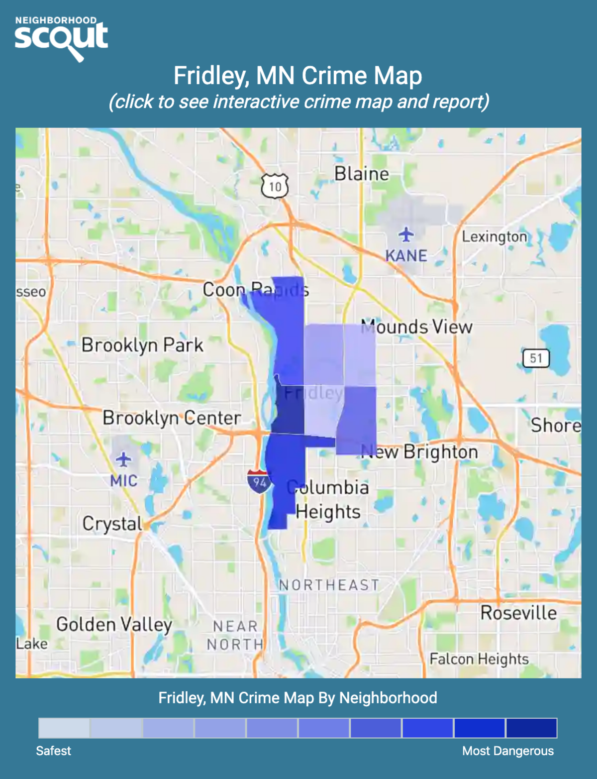 Fridley, 55432 Crime Rates and Crime Statistics NeighborhoodScout