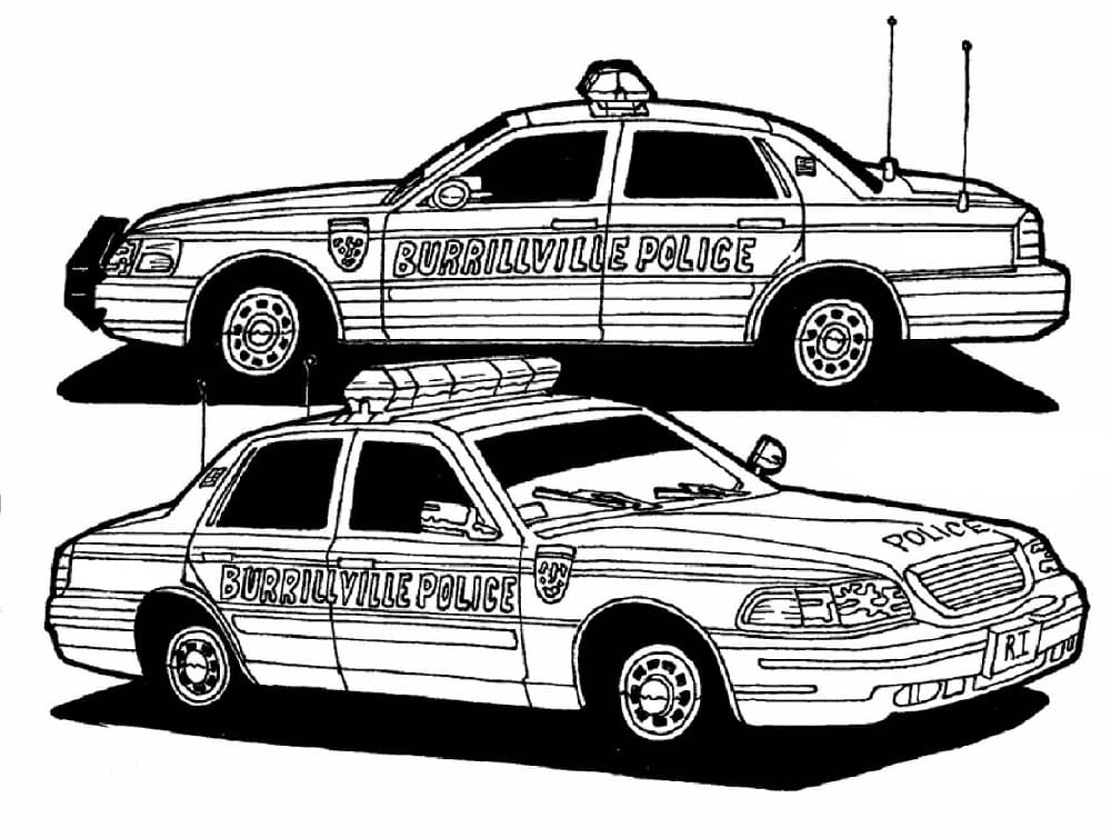 Two Police Cars