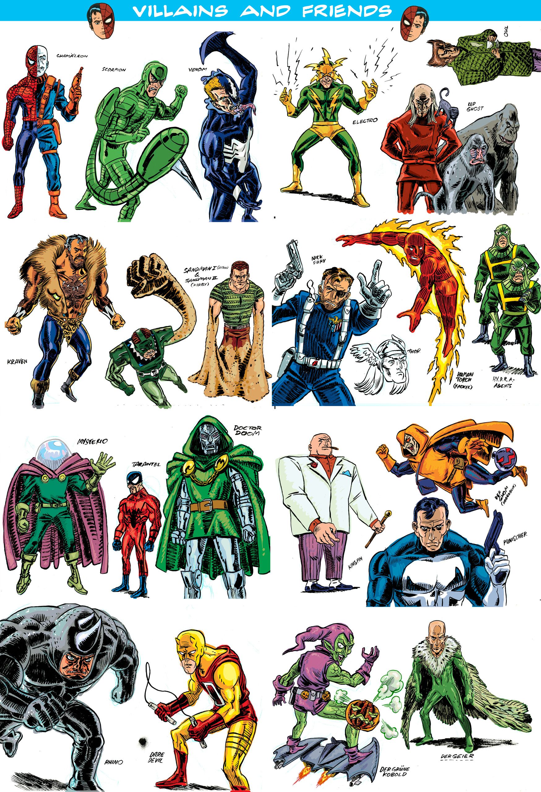 Spiderman All Villains Jakustala