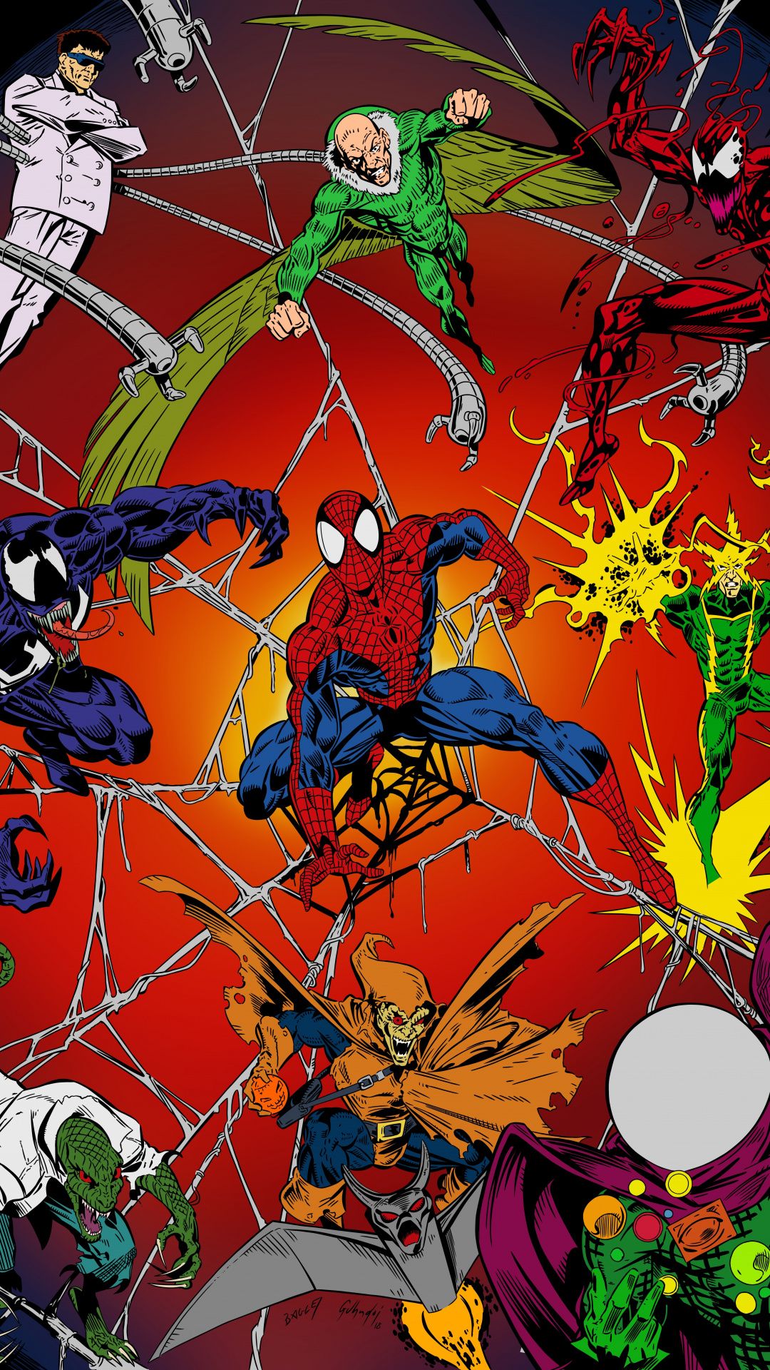 Spiderman Villains Wallpaper