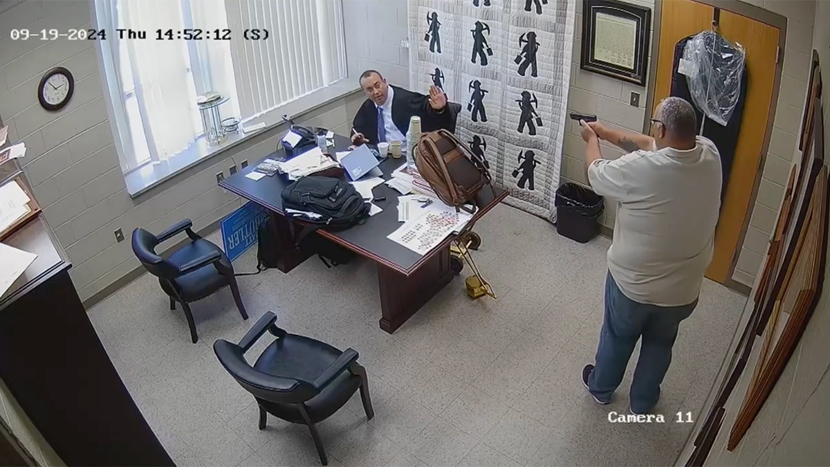 Sheriff indicted after allegedly killing judge in chamber attack caught