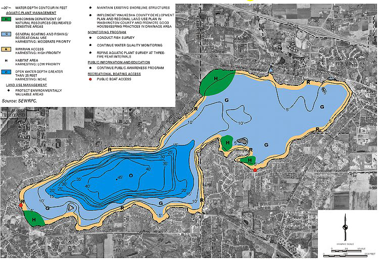 SensitiveAreas Lake Pewaukee Sanitary District