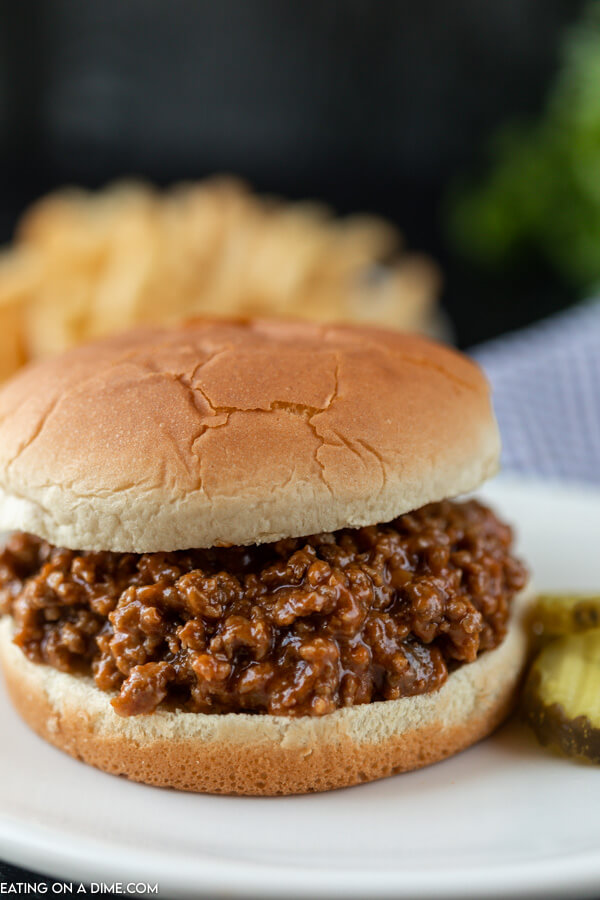 Easy Sloppy Joes Recipe (and VIDEO!) 3 Ingredient Sloppy Joes