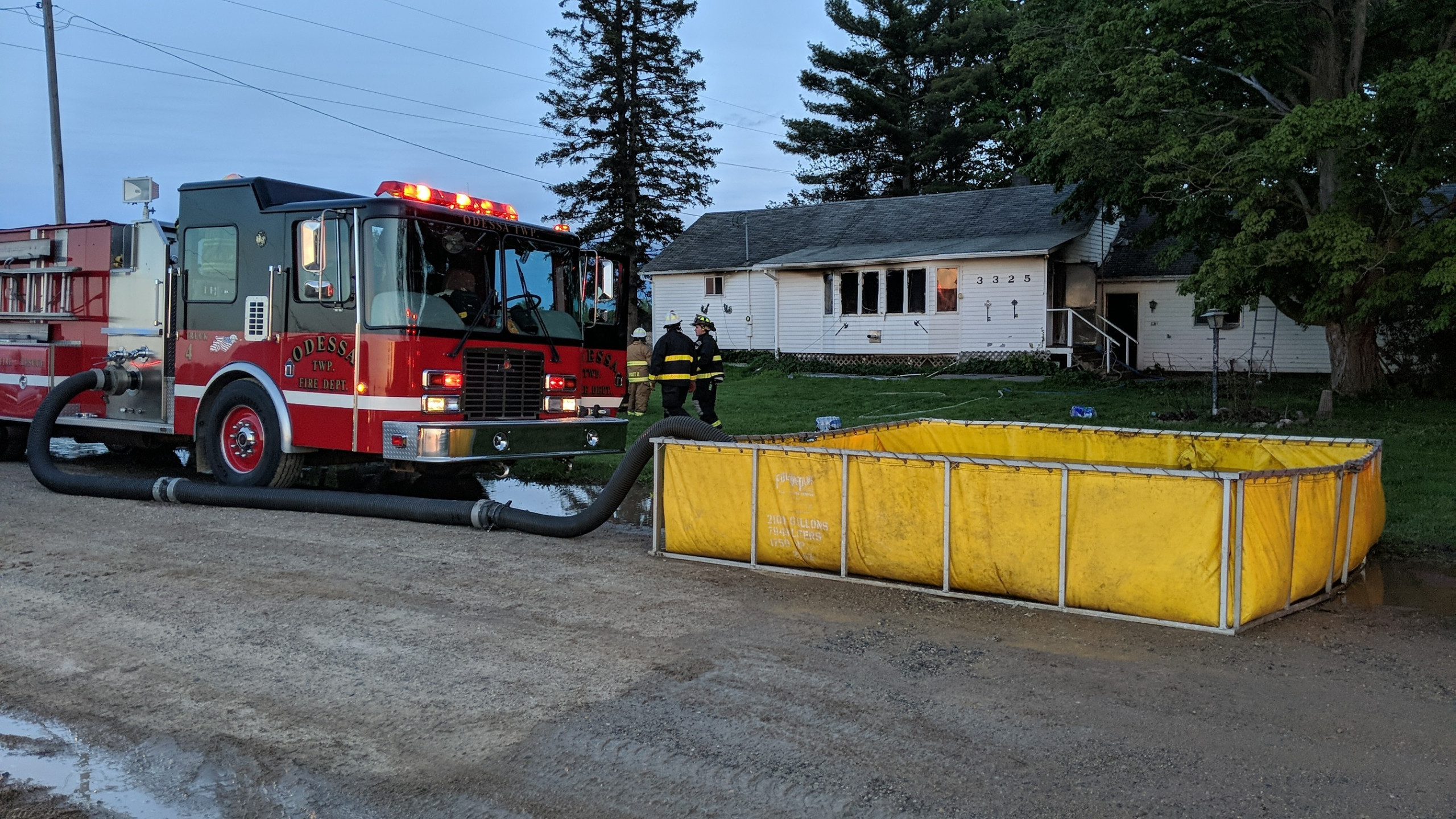 Fire damages home in Ionia County
